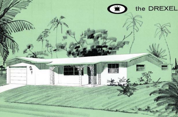 mid-wrot iron col- drexel historic royal palm