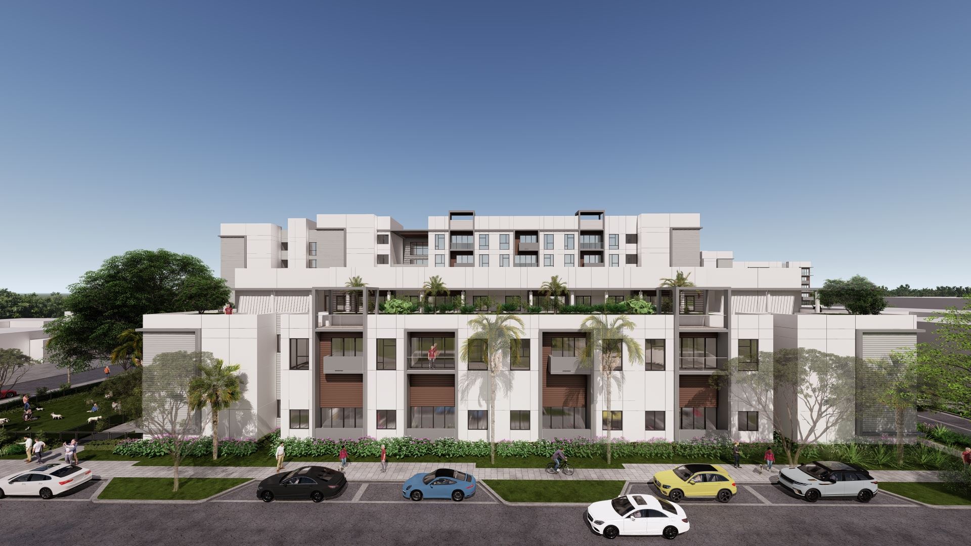 Rendering of Horizon of Oakland Park south building - NE 13th Ave