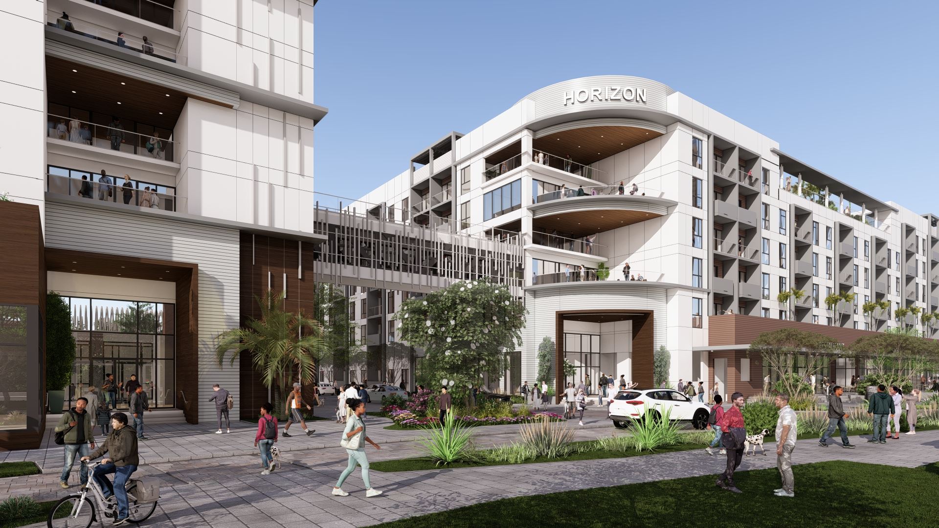 Rendering of Horizon of Oakland Park south building - NW Corner