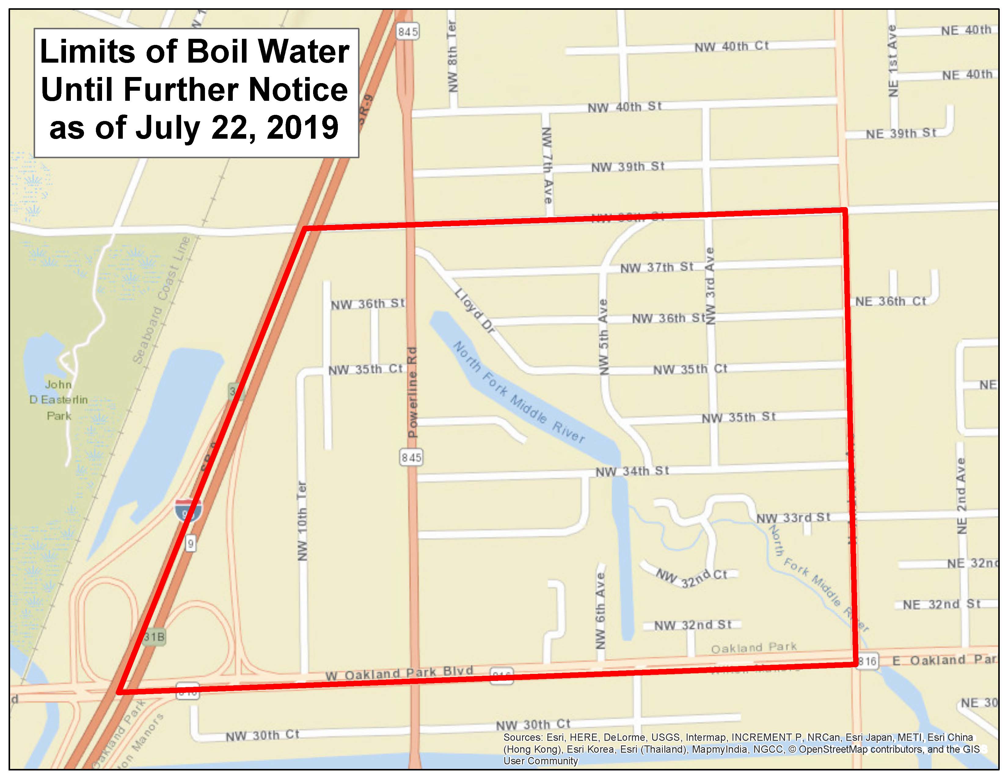 Boil Water Area 1 REVISED 22 July 2019